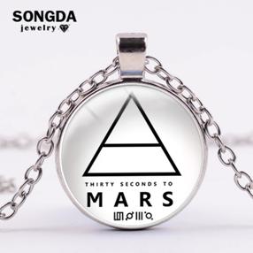 SONGDA nuevo 30 segundos a Marte banda collar triángulo geométrico ...