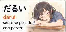 Sentirse pesado